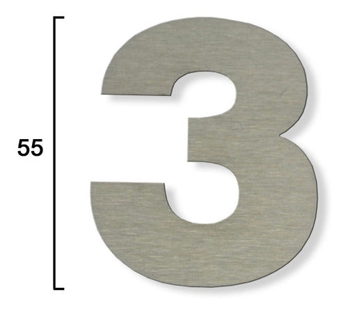 Radem Numbers Door Address House Front Stainless Steel 1