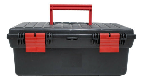 Generic Plastic Tool Box 37x22cm with Tray 0