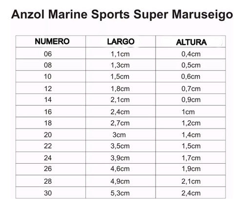 Marine Linea Sabiki N°12 SM-6H618 Anzuelo Maruseigo 1