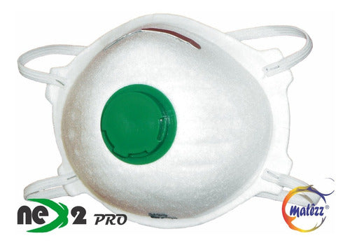 Matêzz NEX2PRO Respirator Mask Filtra + 90% With Valve X10 Units 1