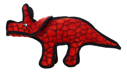 Tuffy - World's Tuffest Soft Dog Toy - Dinosaurio Junior Tri 2