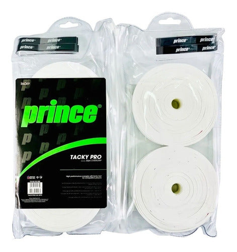 Prince Overgrip TackyPro White Pack x30 1