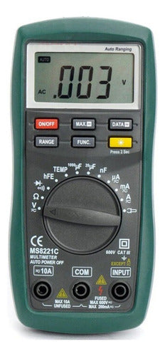 Quail MS8221C Multimeter Capacimeter Autoranging Temperature Tester 3