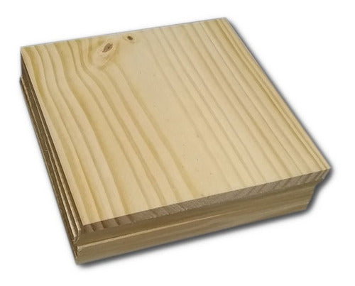 Energeia Sports 5 Wooden Breaking Boards 3/4 Inch 30x30 Chilean Pine Taekwondo 3