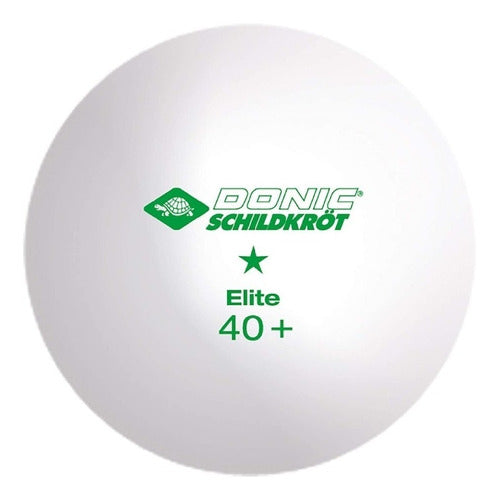 Donic Schildkrot Elite 1 Star Ping Pong Balls - Pack of 6 1