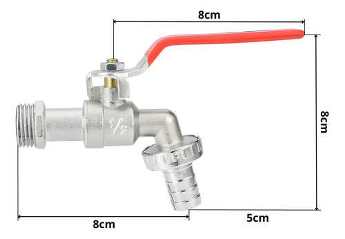 Tanque Plástico 40l + Torneira + Sifão Copo + Veda Rosca 4