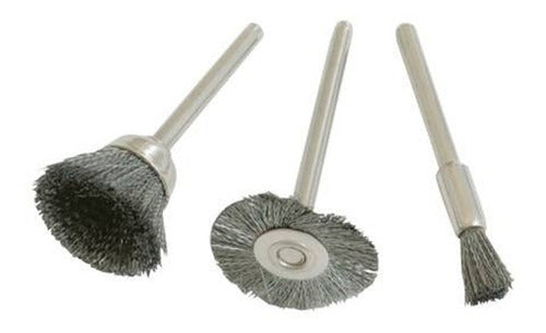 3 Stainless Steel Brushes for Mini Grinders 0