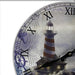 Sea Creations 13-Inch Wooden Decorative Lighthouse Wall Clock - Beach Theme 3