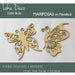 Set of 10 Laser Cut Butterfly Shapes 10cm Fibro Facil 0