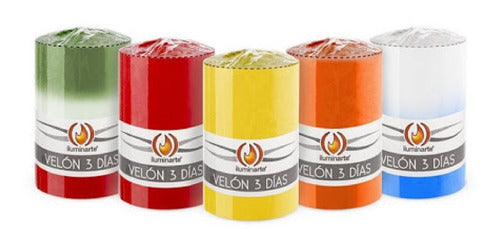Set of 10 Iluminarte 3-Day Velon Candles Variety Pack 37