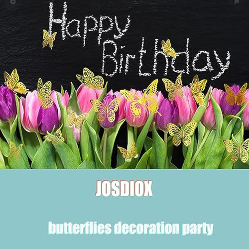 Josdiox 3D Butterfly Wall Decor, 48 Pieces 1