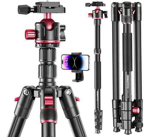 Cambofoto 74-Inch Professional Camera Tripod 0