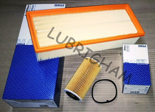 Mercedes Benz Kit 2 Filtros (aceite + Aire) Ml 350 V6 ´2009 Mahle Genuine Oem 1