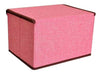 Home Basics Organizer Storage Box in Linen Fabric 45x30 13