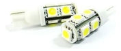 KINSTECH 2 X 168 194 T10 White High Power 9 SMD LED Side Light 3