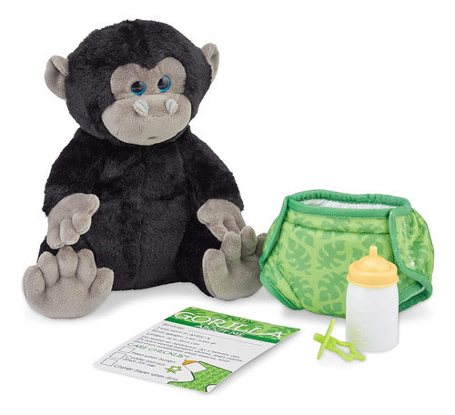 Melissa & Doug 11-Inch Baby Gorilla Plush Toy 0