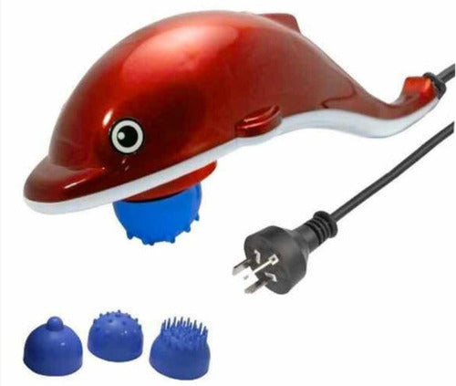 Infrared Dolphin Massager with 3 Tips 40cm 0