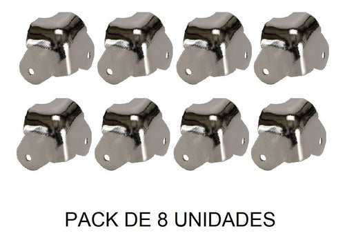 Esquinero Niquelado Bafle Penn Elcom C1819n Pack X 8 Unidad 0