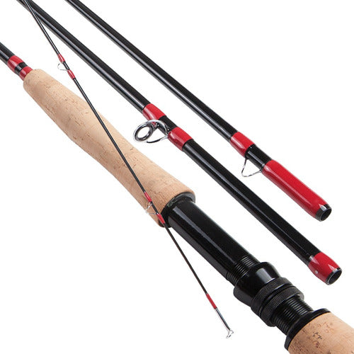 Kunnan Mirage Fly Rod 2.28m Fishing Trucha 4 Sections with Tube 3/4 0