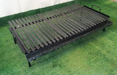 Fabrica Gastermic Portable Grill 1.00 X 0.60 Mtr Enamelled with Grease Tray 3