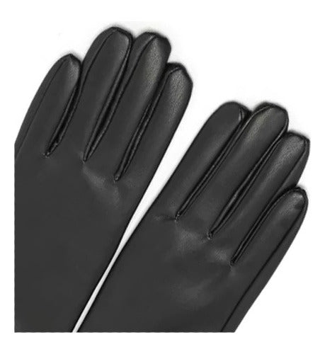 De Once Al Pais Stylish Unisex Eco Leather Gloves - Super Warm 4