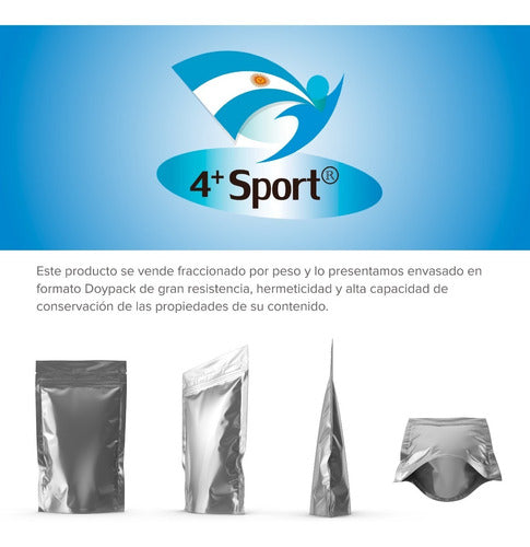 4+ Sport Cacao, Chocolate Alcalino, Cocoa Pura De Brasil 250 Gr 2