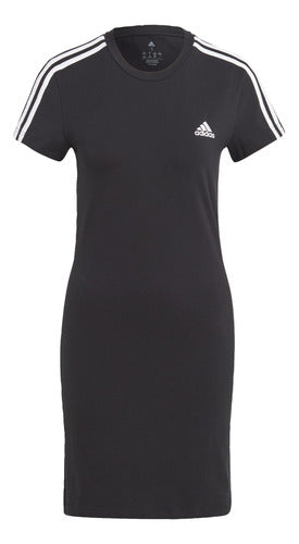 Adidas Essentials 3-Stripe T-Shirt Dress IC8785 0