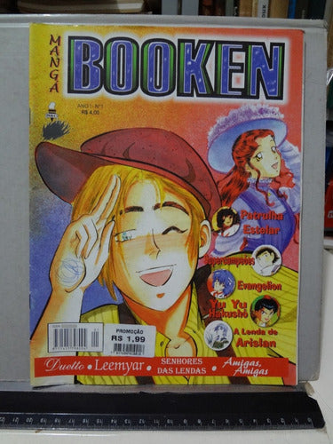 Revista Hqs Booken Mangá Ano 1 Nº 1 100% Nacional 0