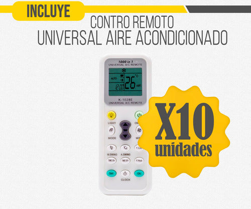 Suono Universal Air Conditioner Remote Control Pack of 10 Units 3