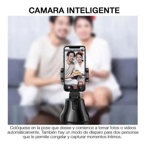 Smartphone Holder with Intelligent Tracking 360° Rotation for TikTok 16