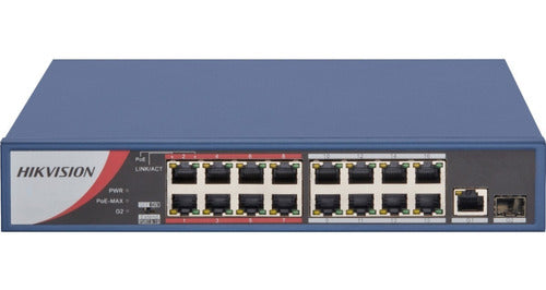 Hikvision PoE Switch 16 Channels 0