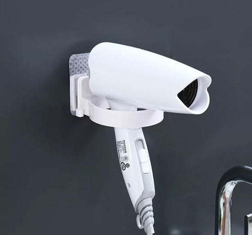 Super Strong Wall Adhesive Hair Dryer Holder 9