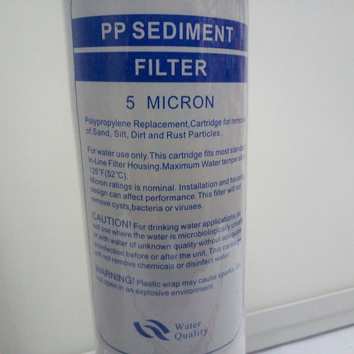 Generic Filtro Polipropileno Repuesto Purificador X 3 Unidades 0