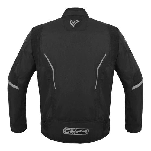 Punto Extremo Campera Cp10 Hombre Negra Antrax Motos 2