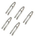 Real Set X 5 Nut Crackers Aluminum Cast 17cm Durable 0