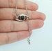 Burdah Delicate Necklace I Love You in 100 Languages Silver Eye 2