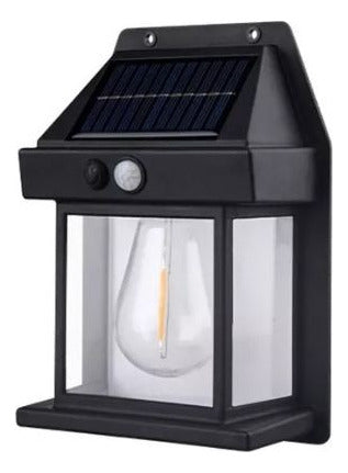 Mania-Electronic Solar LED Outdoor Lantern 600 Lumens Motion Sensor 1