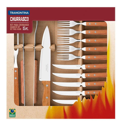 Tramontina Churrasco 15-Piece Barbecue Utensil Set 1