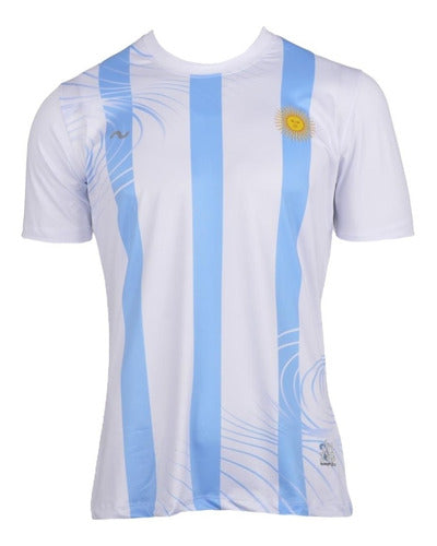 Olan Camiseta Equipo Olan Camiseta De Argentina Modelo3/Blanco Y Celeste 0