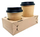 Interpack Coffee and Soda Takeaway Cup Holder Pack of 100 0