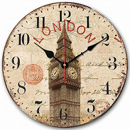 Telisha Big Ben Retro Vintage Wall Clock 0