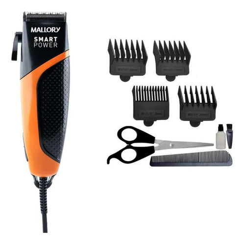 Mallory Professional Hair Clipper Smart Power 220V + Kit 0