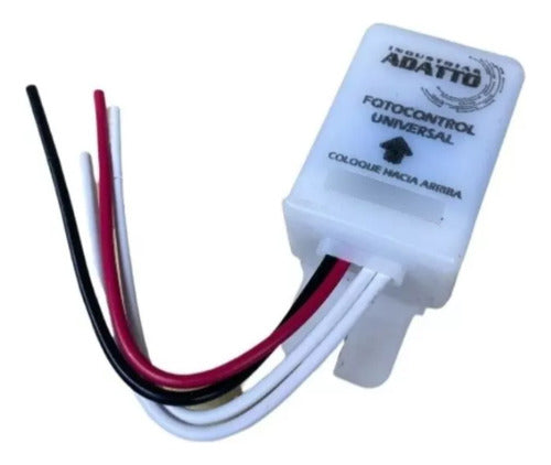 Adatto Fotocontrol Fotocelula Sensor 4 Cables 10A Universal 0