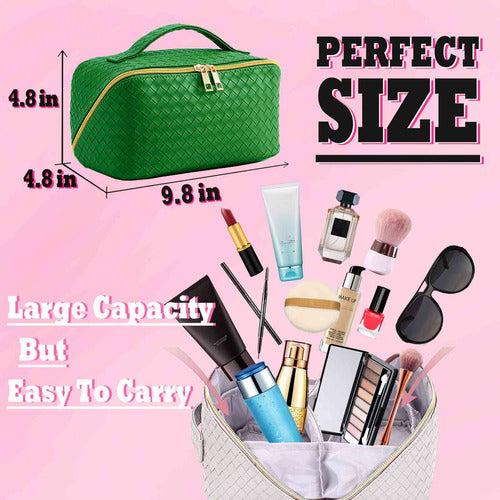 Ksiliup Travel Makeup Bag Large Capacity Waterproof 1