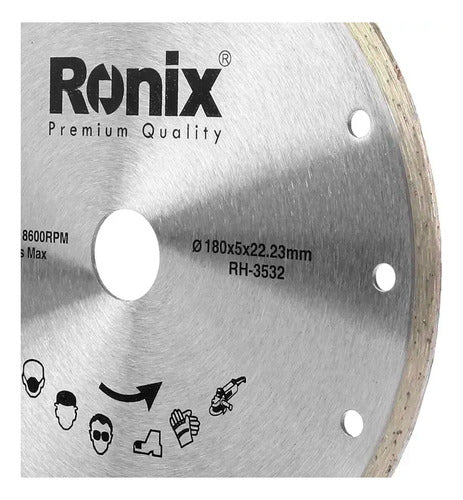 Ronix Continuous Diamond Disc 180×22.2mm RH-3532 G P 1