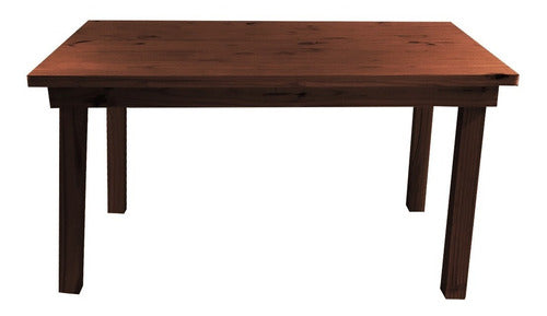 Sajo Vintage Scandinavian Solid Wood Dining Table 180x80 Cm 1