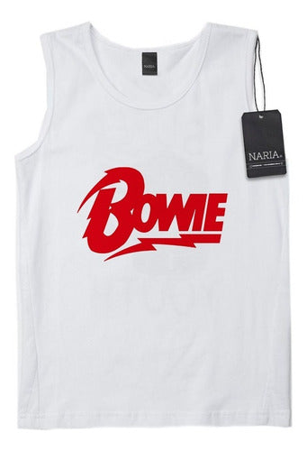 David Bowie Art Logo Tank Top for Kids - Mudb3 0