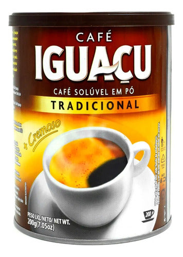 Café Iguacu Soluble Tradicional Lata 200gr 0