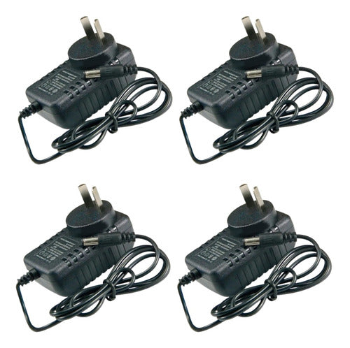4-Pack Switching Power Supply 12V 1A for CCTV Camera LED Strip 0