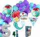 Generic Set of Ariel Mermaid Balloons for Birthday Decoration 1